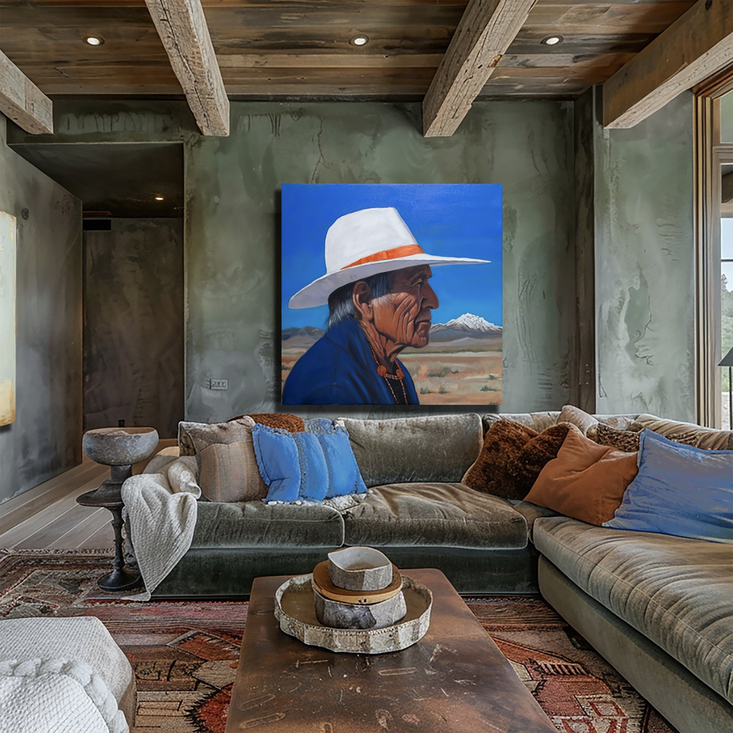 High Desert Chief shown in place